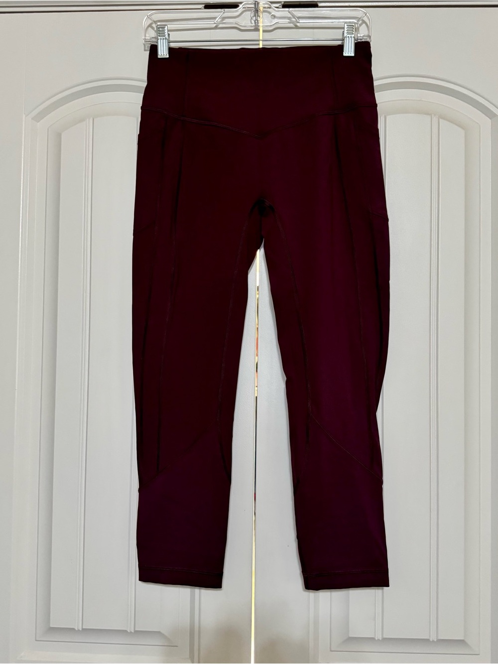 Lululemon All The Right Places Crop II *23" Cassis Size 8